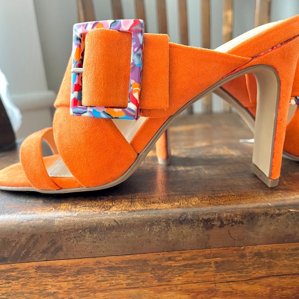 Charles By Charles David Gleam Mango Slide Sandal